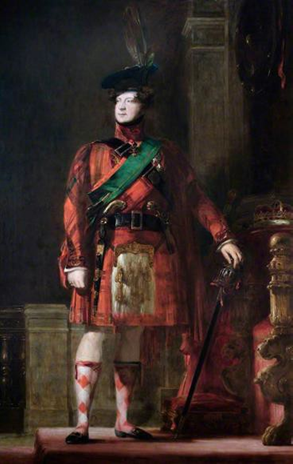 King George in 1822
